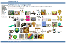 Tablet Screenshot of klangspiel.ch